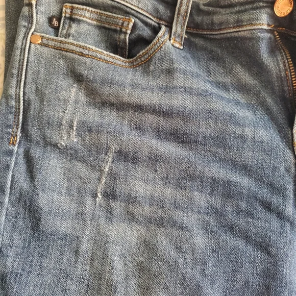 Judy Blue Boot Cut Blue Jeans, Size 32, Midrise - Picture 3 of 7